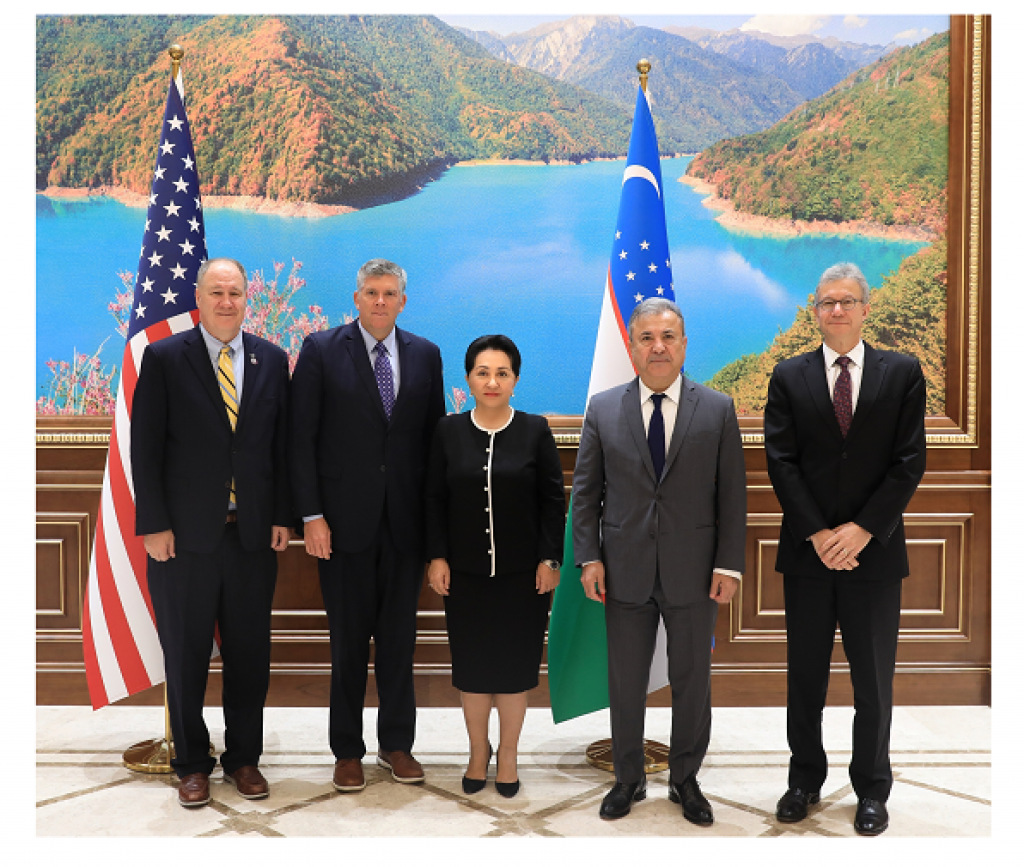 Tanzila Narbayeva meets with the U.S Congress delegation