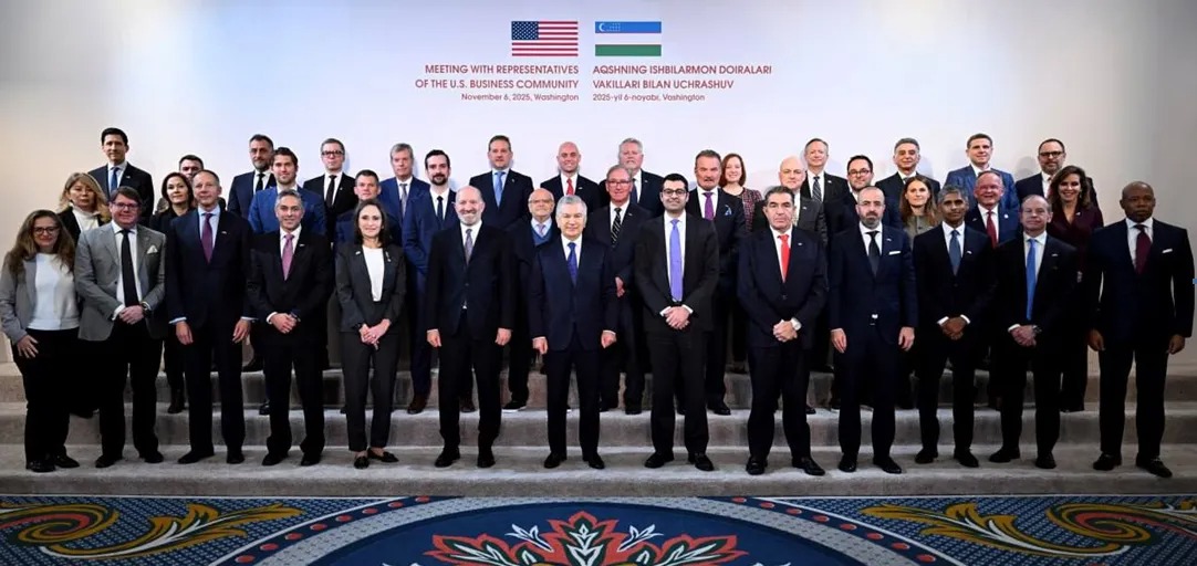 President of Uzbekistan meets with representatives of leading American companies, investment funds, and financial institutions in Washington