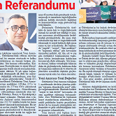 Туркиянинг « Milliyet » газетаси саҳифасида мамлакатимиз конституциявий ислоҳотларига бағишланган салмоқли мақола босилиб чиқди